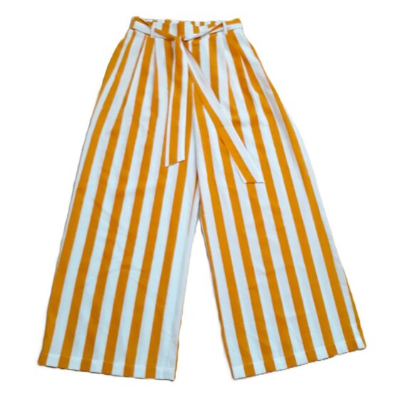 Flying Tomato A. Calin Belted Wide Leg Palazzo Pants Beachy Boho Coachella Small - Picture 1 of 4